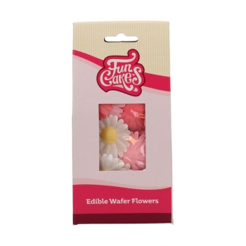 Edible Wafer Flowers - Daisy pk/13